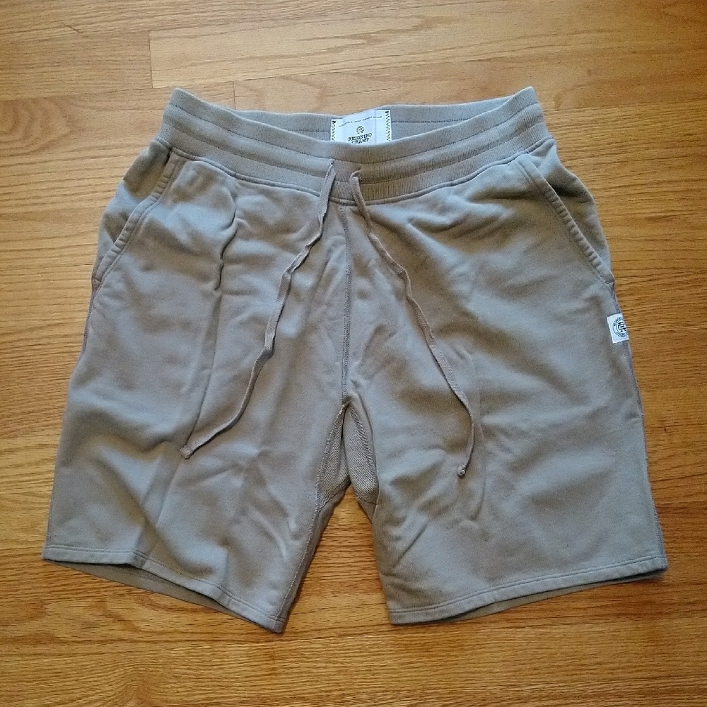 Reigning Champ Tan Athletic Shorts with Elastic Waistband